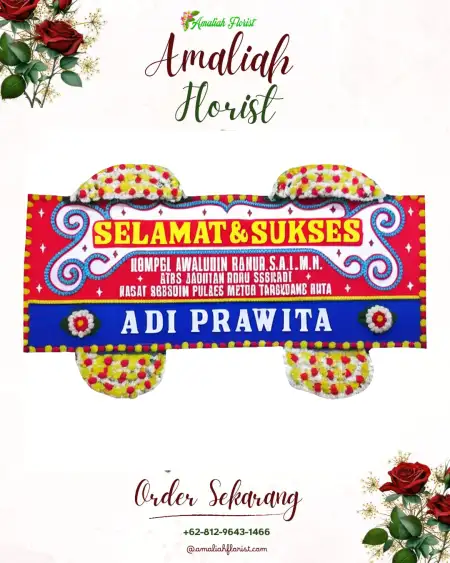 Papan Bunga Ucapan Selamat Wedding Venue Tangerang