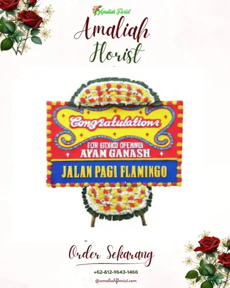 Sewa Papan Bunga Wedding Venue Tangerang